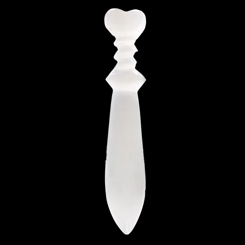Selenite Lrg Ritual Knife Spiral — foto 4