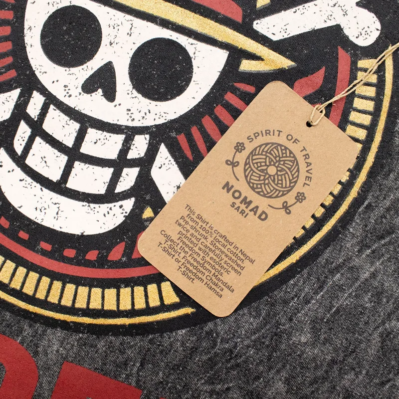 Nomad Sari Stonewashed Cotton T-Shirt Rebel Charcoal XL — foto 4