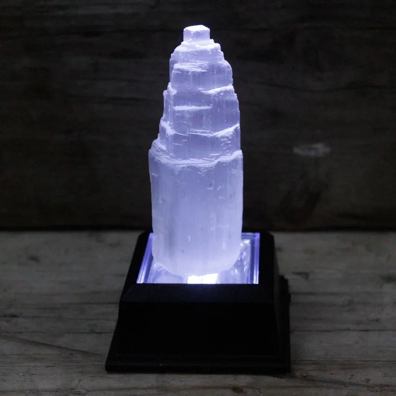 Naturale Selenite Tower - 10 cm — foto 2