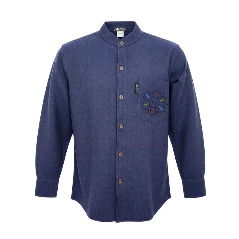 Nomad Sari Kathmandu Shirt Indigo Medium — foto 2