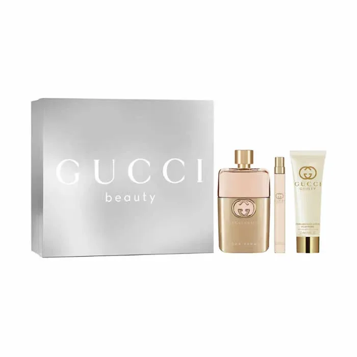 Gucci Guilty Pour Femme Eau De Parfum Spray 90ml Set 3 Parti