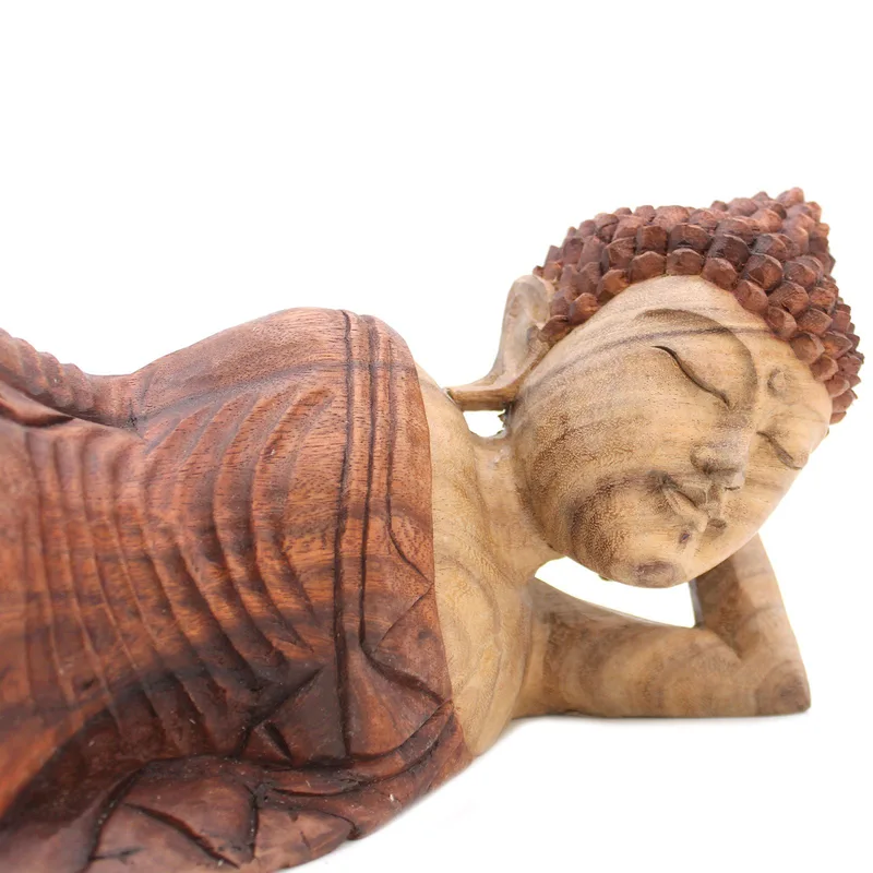 Hand Carved Buddha Statue 50cm Sleeping — foto 2