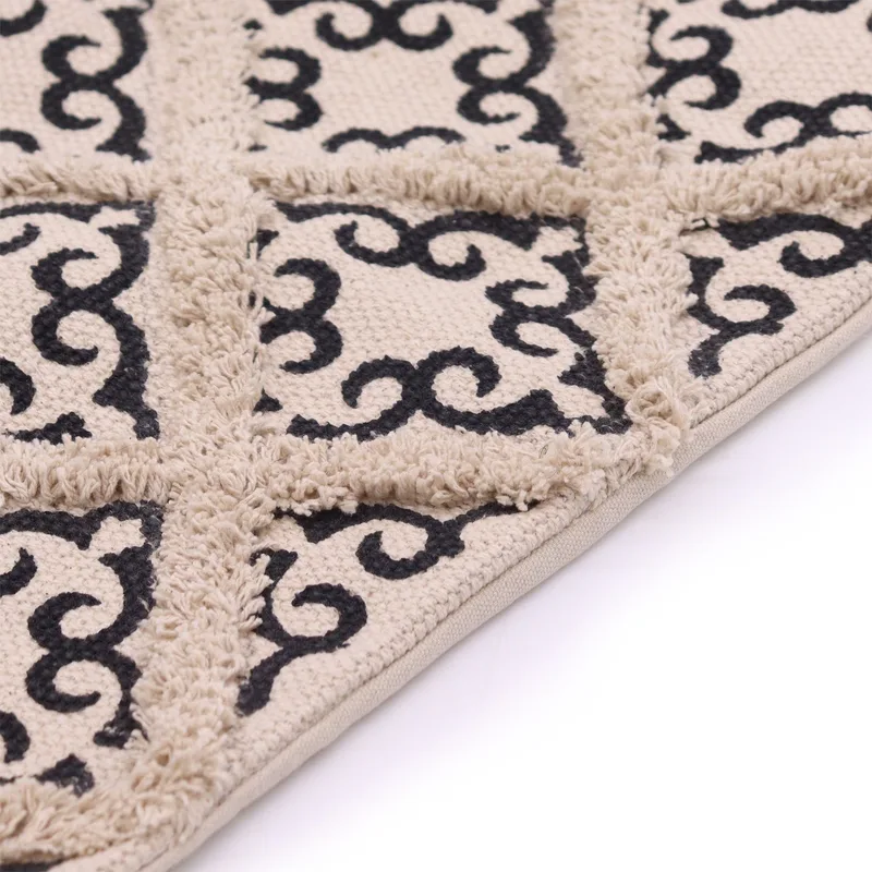 Classic Cushion Cover Lux Criss-Cross & Print 45x45cm — foto 4