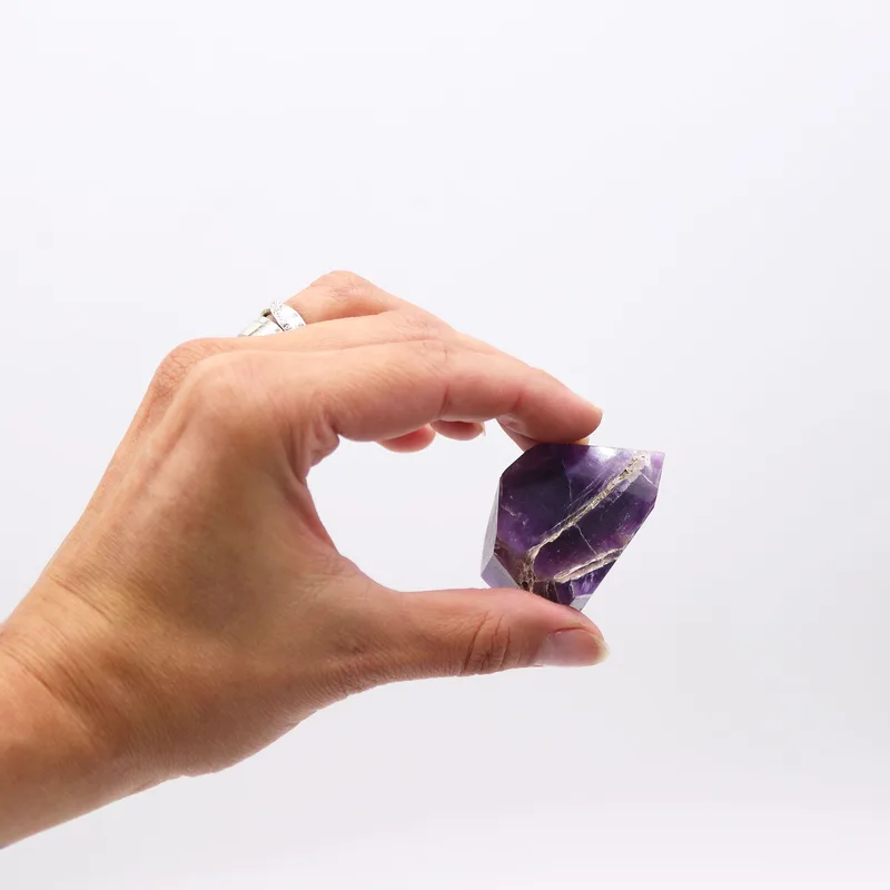 Gemstone Points approx 6cm African Amethyst — foto 1