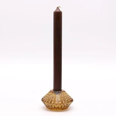 Set of 2 Fiore Flip Dinner Candela / Tealight Porta - Antique Ambra — foto 2