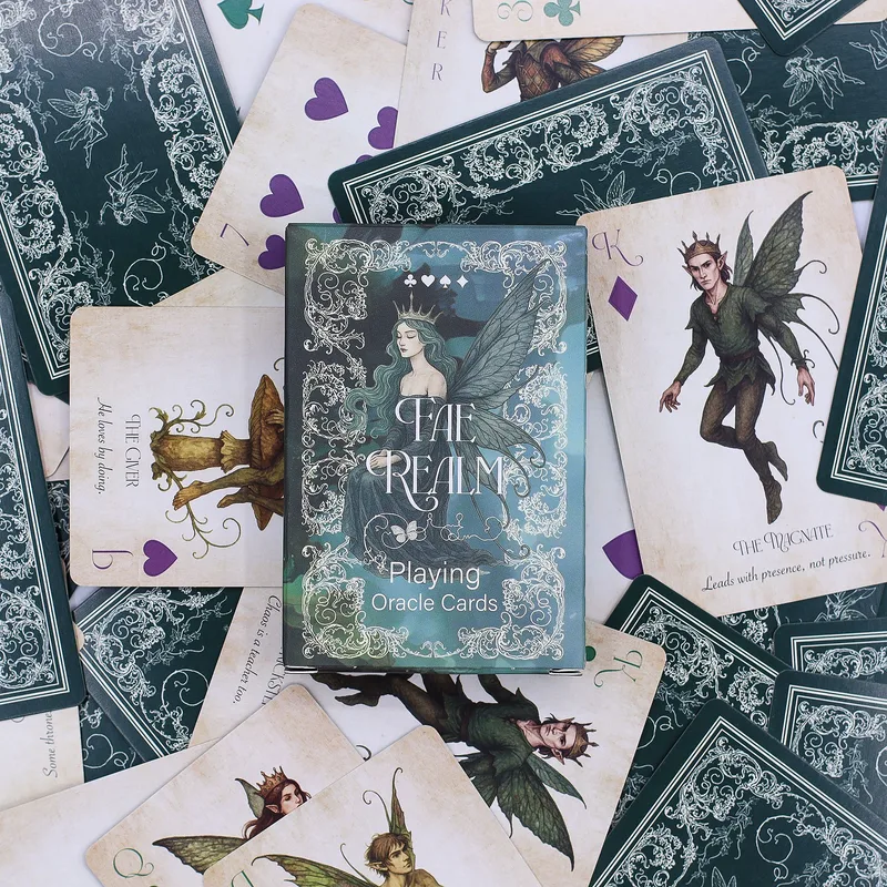 Fae Realm Playing & Oracle Cards – Fairy Theme — foto 6