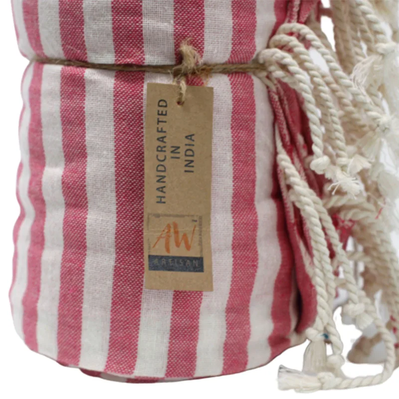 Cotton Pario Towel 100x180 cm Hot Pink — foto 5