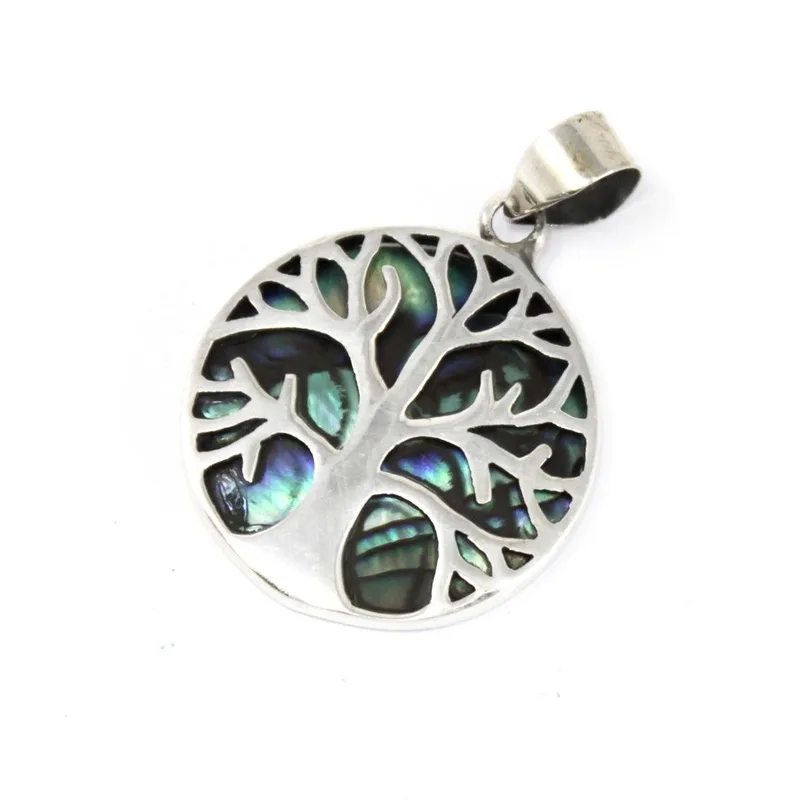 Albero of Life Argento Pendent 22mm Abalone — foto 4