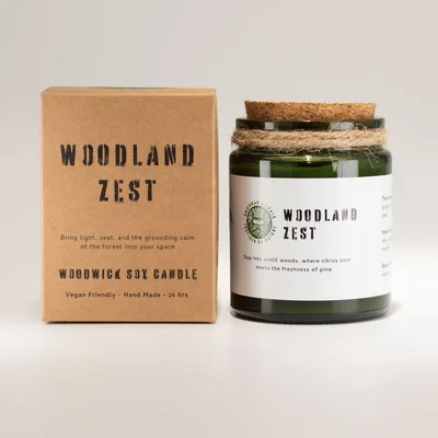 Greenman Woodwick Soy Candela Woodland Zest — foto 1