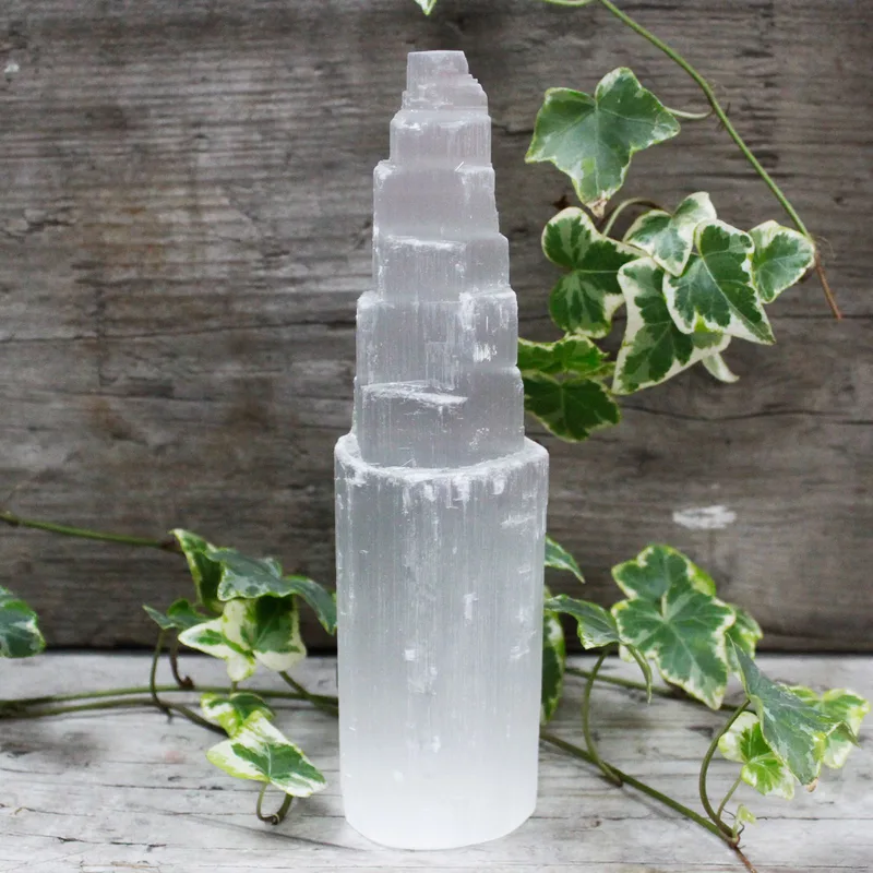Naturale Selenite Tower 20 cm
