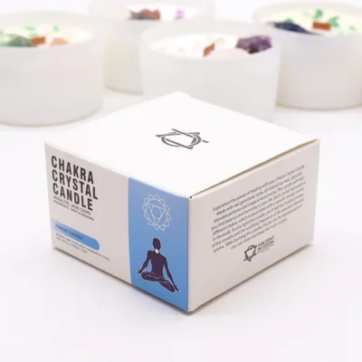 Chakra Crystal Candele - Throat Chakra — foto 3