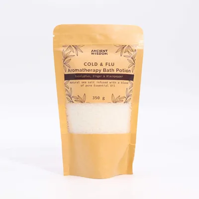 Aromatherapy Bagno Potion in Kraft Bag 350g - Colds & Flu