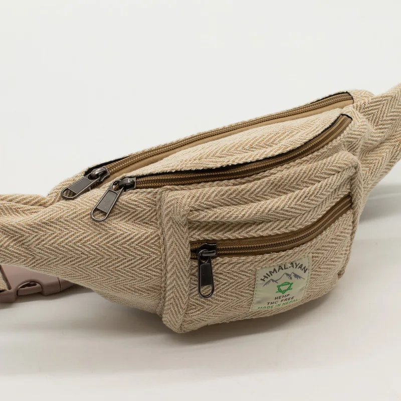 Cotton Hemp Style Belt Bag Naturale — foto 3