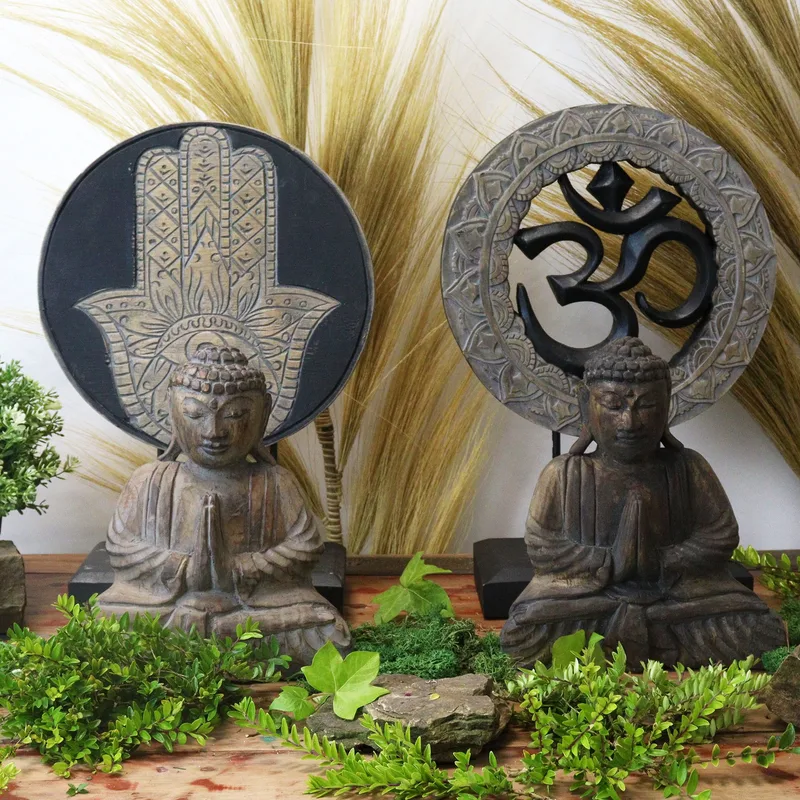 Buddha Feng Shui Set Hamsa Grey — foto 4