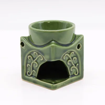 Square Buddha Bruciatore - Dark Jade — foto 1