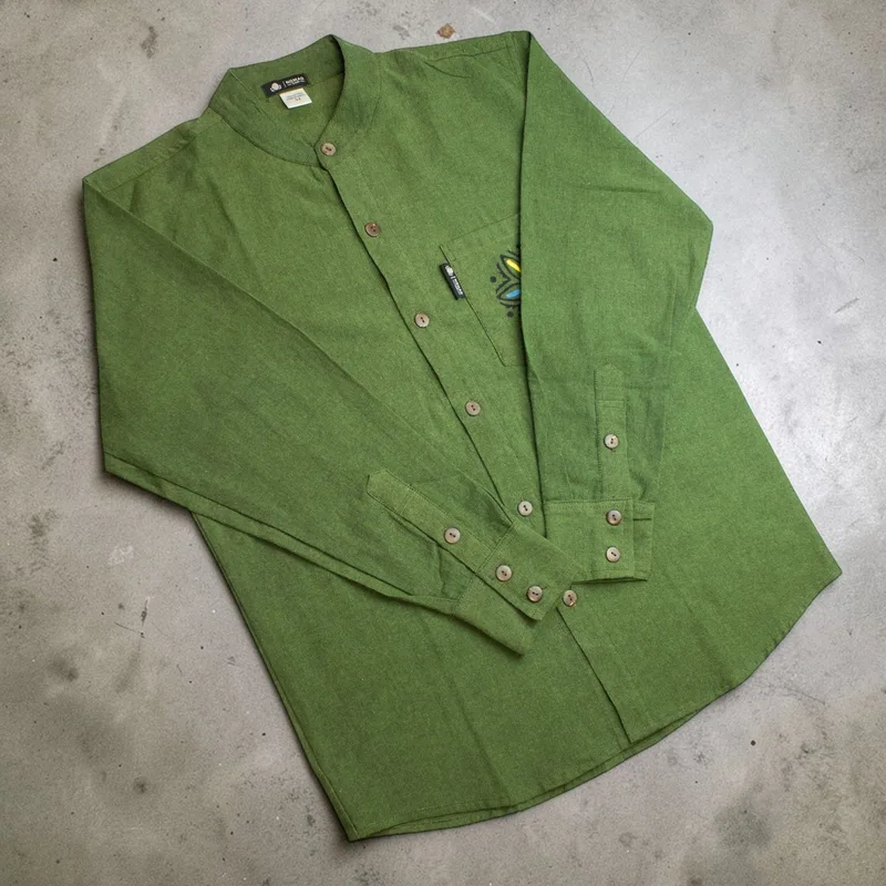 Nomad Sari Kathmandu Shirt Forest Verde Medium — foto 4