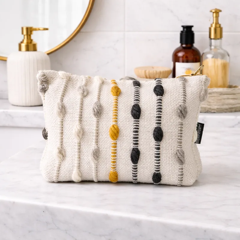 Nomad Sari Indian Jacquard Toiletry Bag Hippie Knot — foto 2