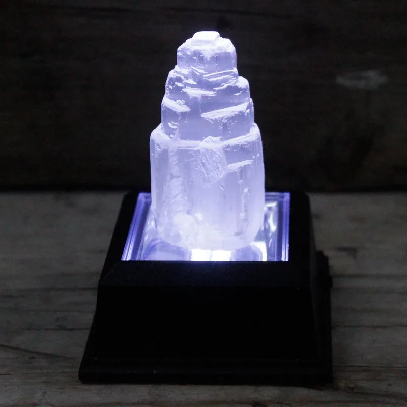 Naturale Selenite Tower - 5 cm — foto 3