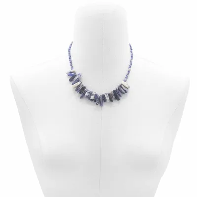 Collo Gioiello Longstone - Sodalite — foto 3