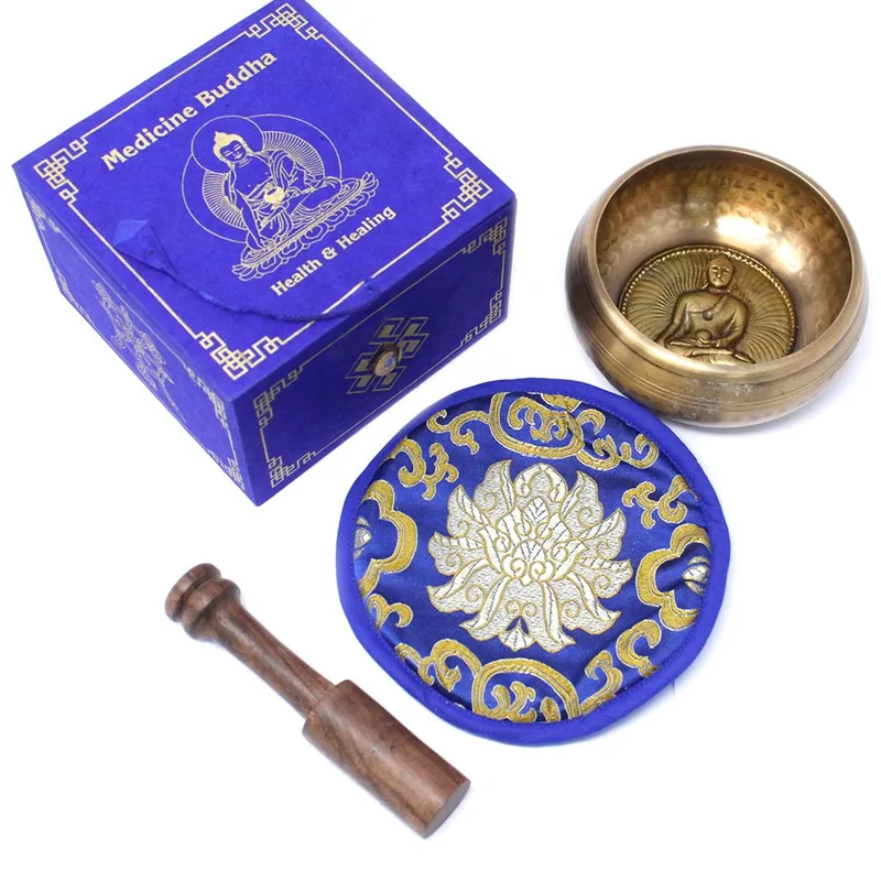 Medicine Buddha Singing Bowl Set 10cm — foto 6