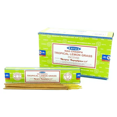 Satya Incenso Sticks 15g - Tropical Lemongrass — foto 1