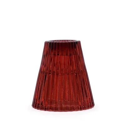 Set of 2 Flip Dinner Candela / Tealight Porta - Vampire Red