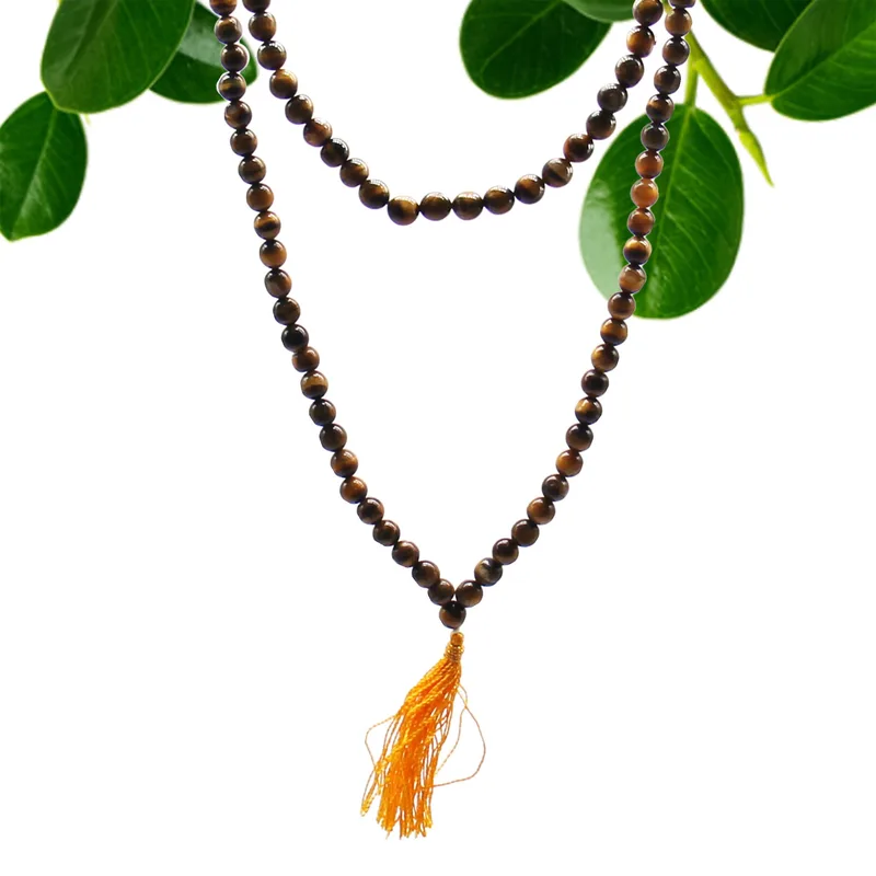 108 Bead Mala Tiger Eye — foto 3
