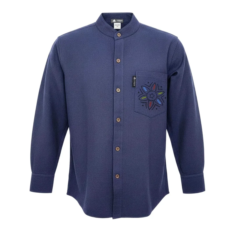 Nomad Sari Kathmandu Shirt Indigo Large — foto 2