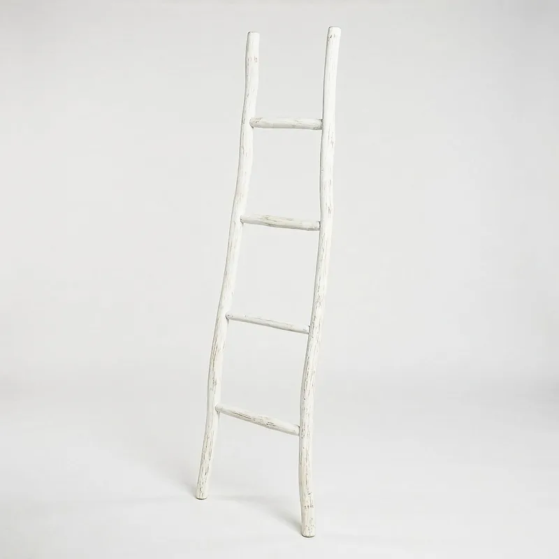 Large Kemu Legno Ladder 1.5m Whitewash Japan Style — foto 3