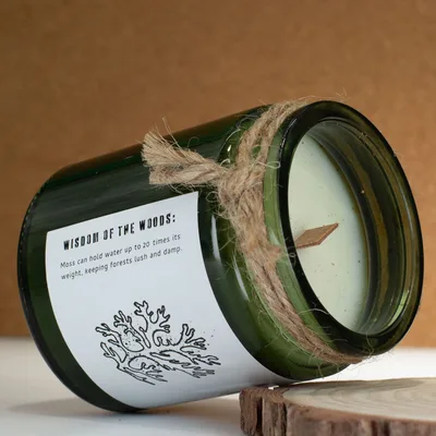Greenman Woodwick Soy Candela Moss & Mist — foto 3