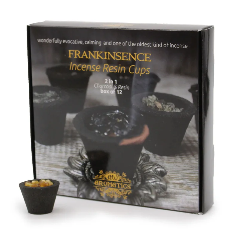 Scatola of 12 Resin Cups Frankinsence — foto 4