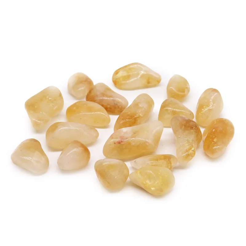 Pack of 24 Tumble Stones Citrine Quartz Grade A