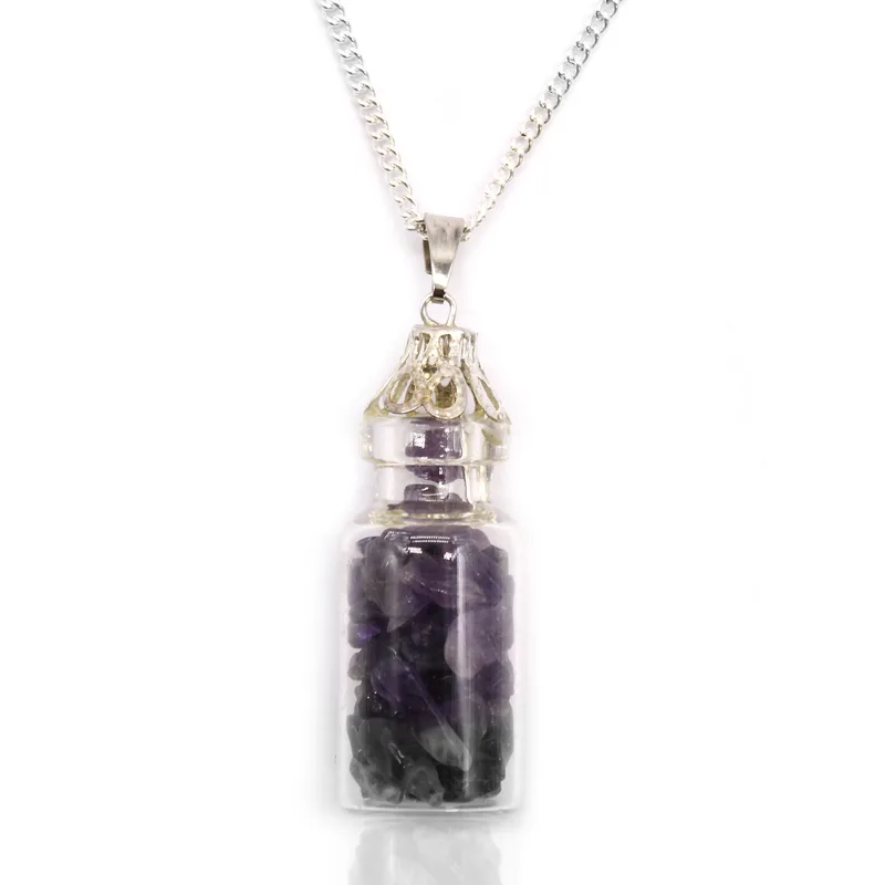Bottled Gemstones Necklace Amethyst — foto 5