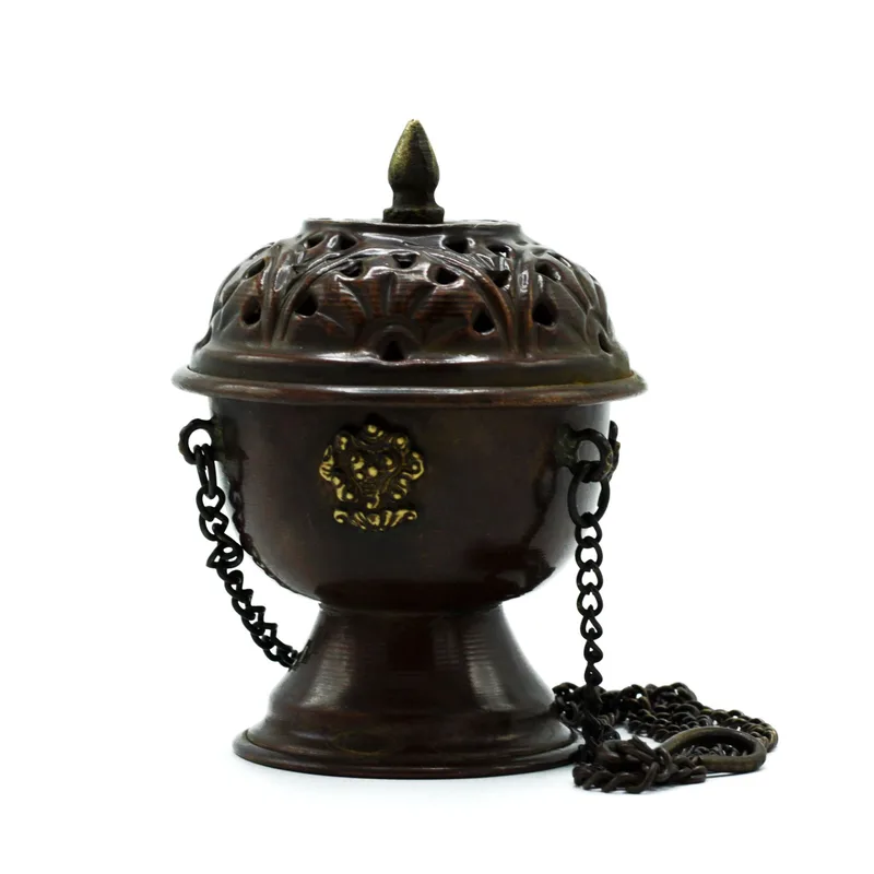 Copper Tibetan Incenso Bruciatore - Classic Hanging