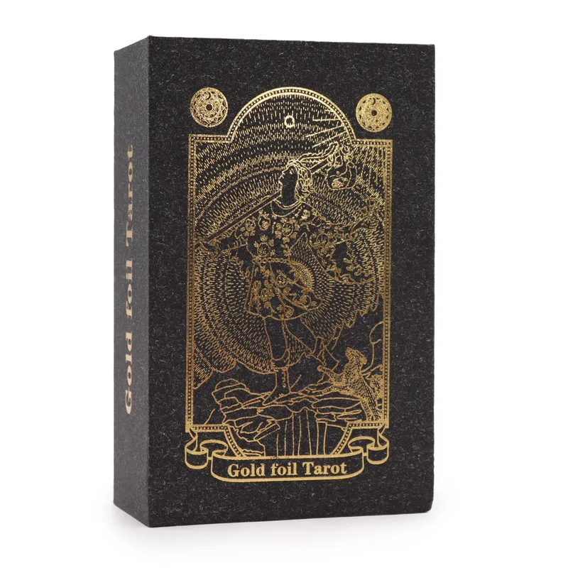 Oro Foil Tarot Set with Book Gift Scatola