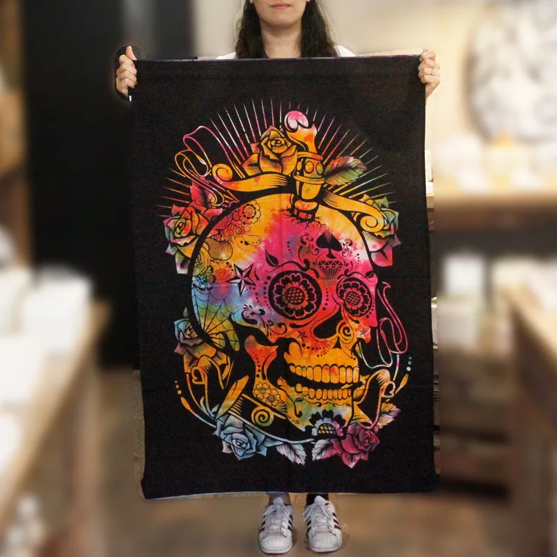 Cotton Wall Art - Day of the Dead Skull — foto 1
