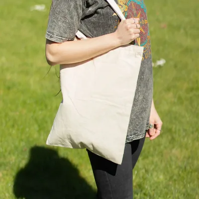 Nomad Sari Iconic Toni Tote Bag - Unprinted - Naturale 10oz — foto 4