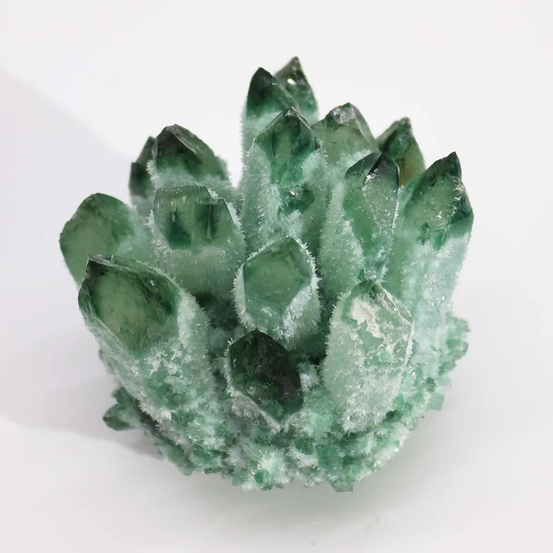 Crafted Quartz Cluster Verde Ghost Quartz — foto 3