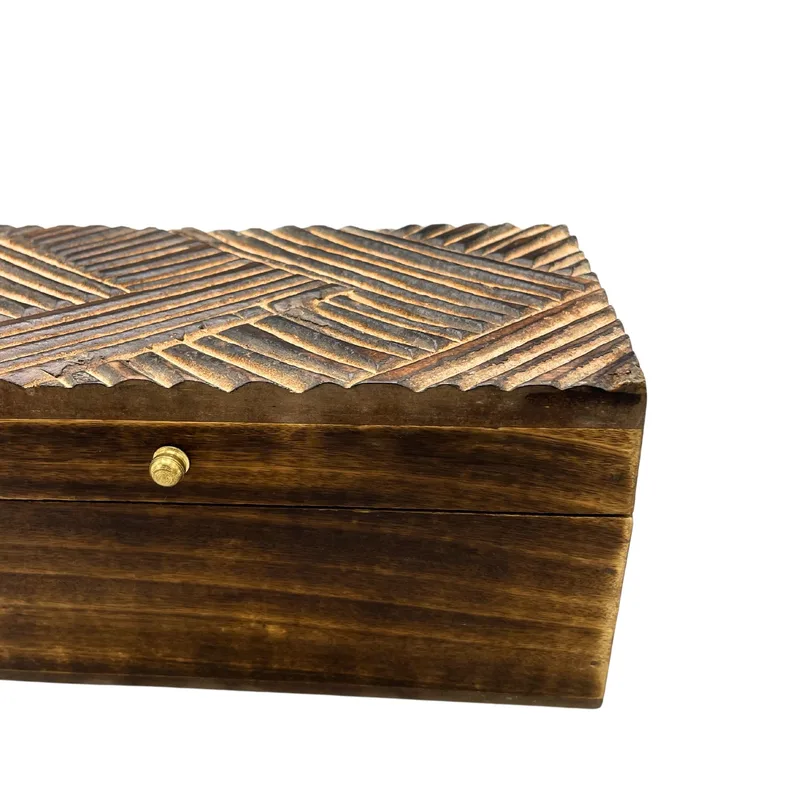 Vintage Deco Multi Purpose Scatola 22x12x10cm Antique Lines — foto 2