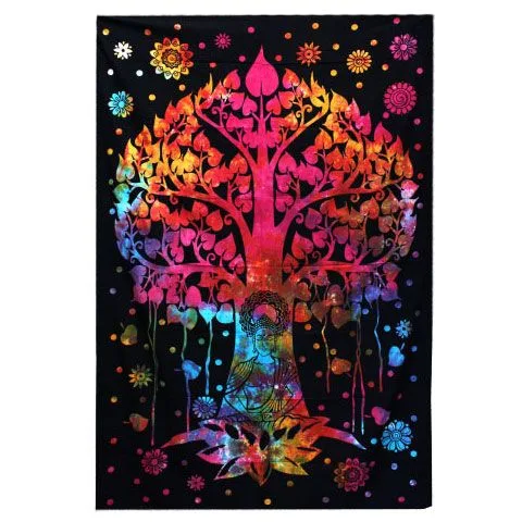 Double Cotton Bedspread + Wall Hanging Bodhi Albero