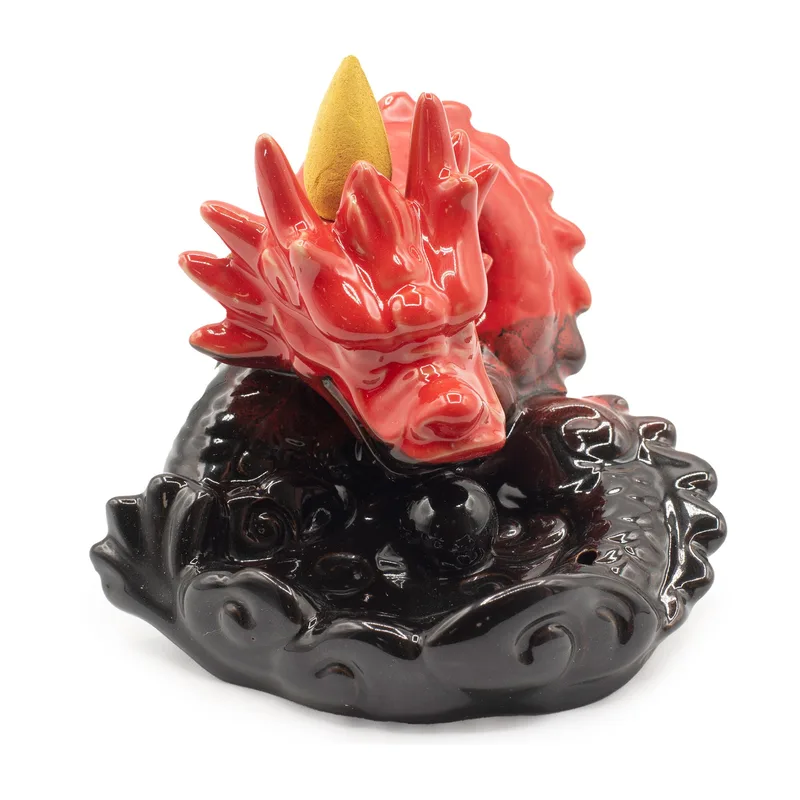 Backflow Incenso Bruciatore - Small Red Dragon