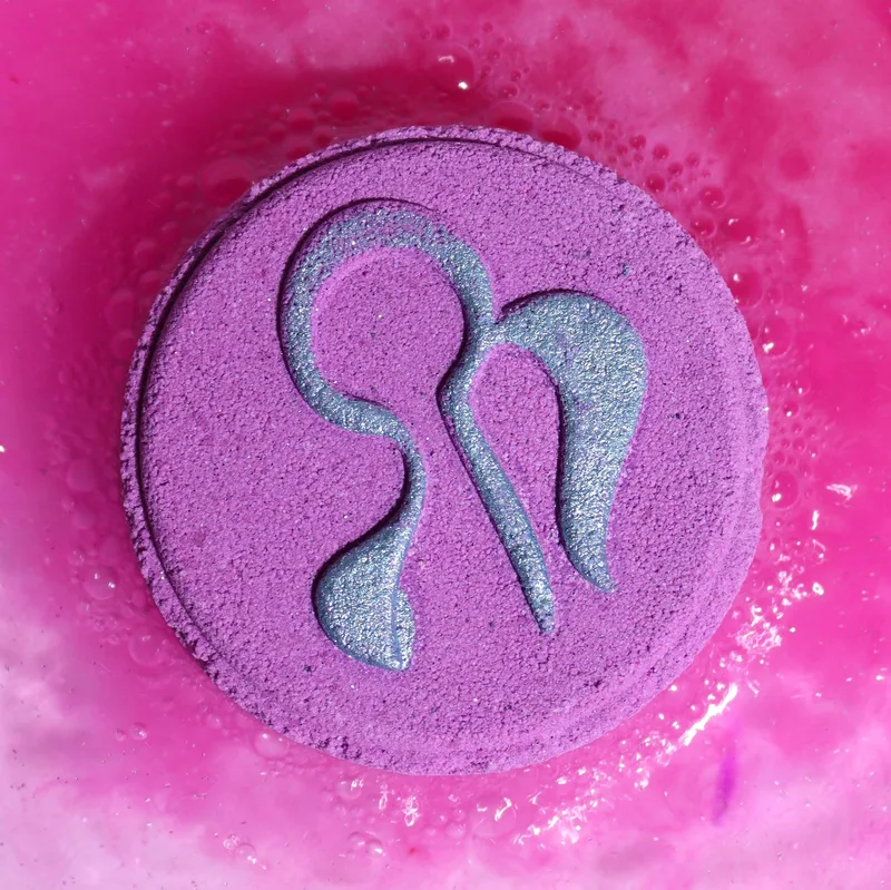 Set of Zodiac Bagno Fizzers with Horoscope - Virgo