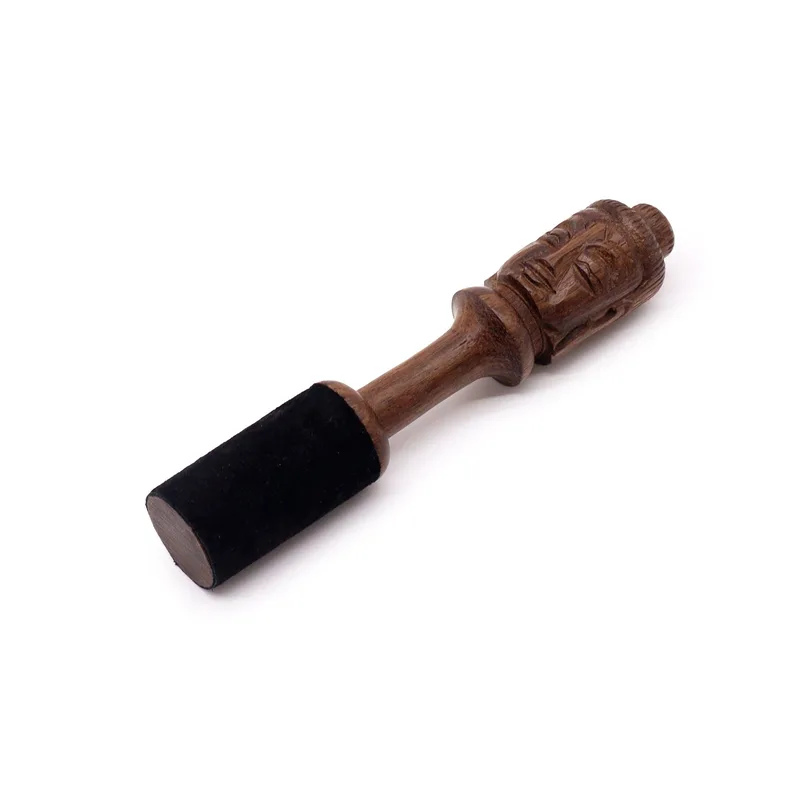 Wooden Stick 14cm Buddha Carving