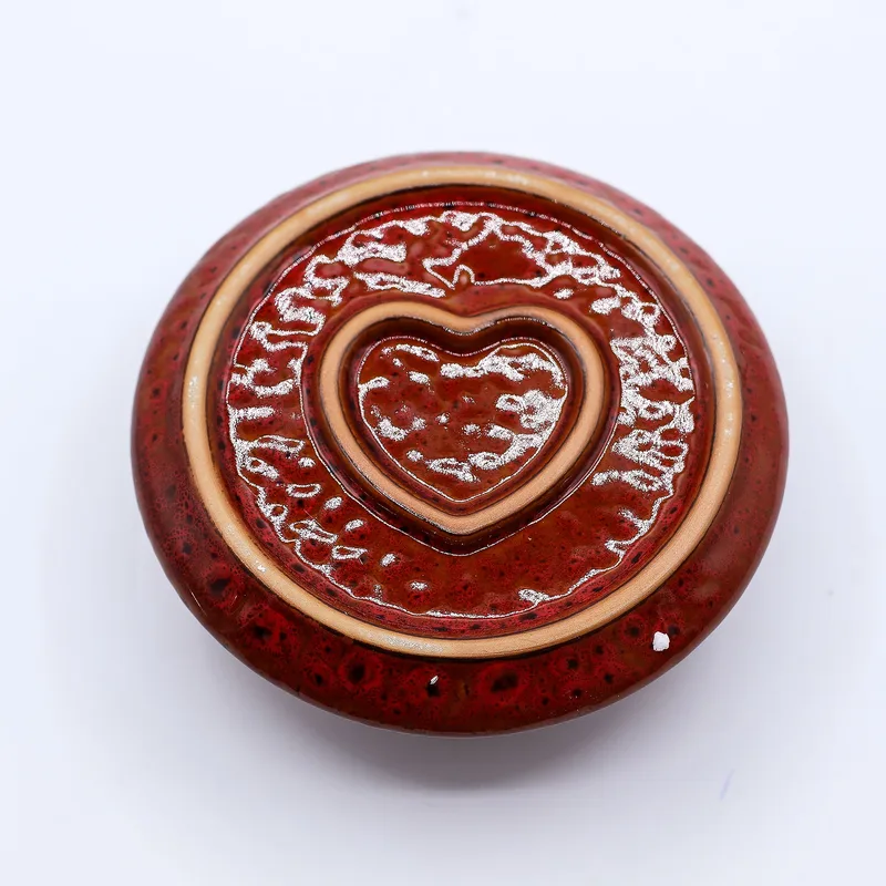 Palo Santo Stick & Smudge Porta Mandala Red with Heart Gloss — foto 3