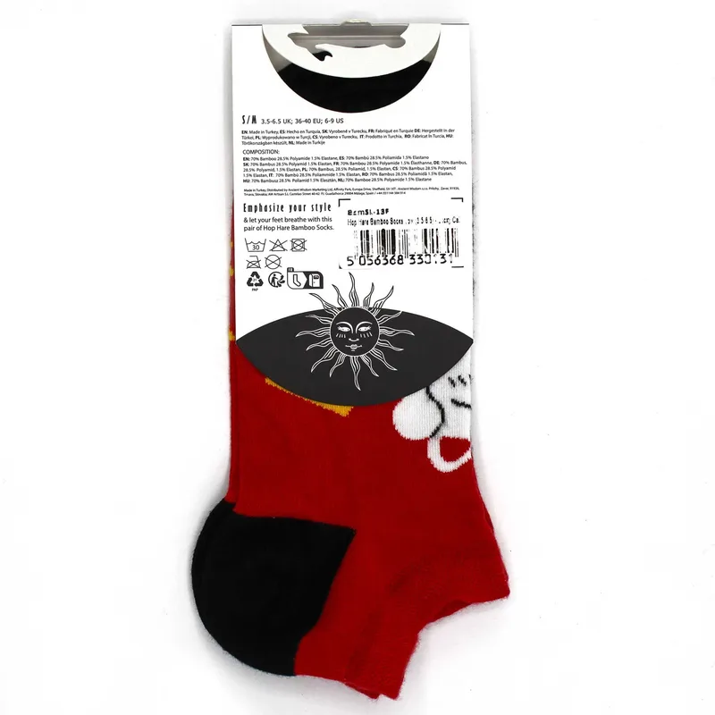 M/L Hop Hare Bamboo Socks Low (41-46) - Lucky Cat — foto 2
