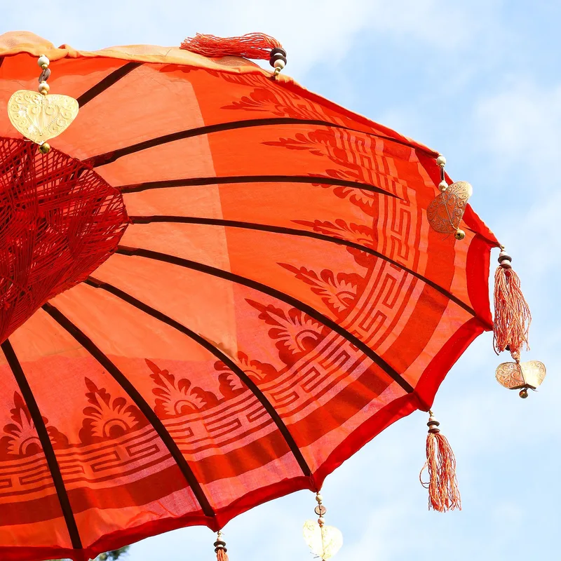 Bali Patio Parasol - Cotton - Arancia Decor - 1.5m — foto 2