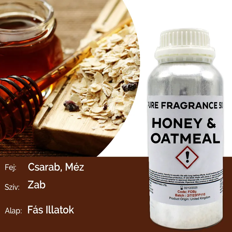 Honey & Oatmeal Puro Profumo Olio 500ml — foto 6