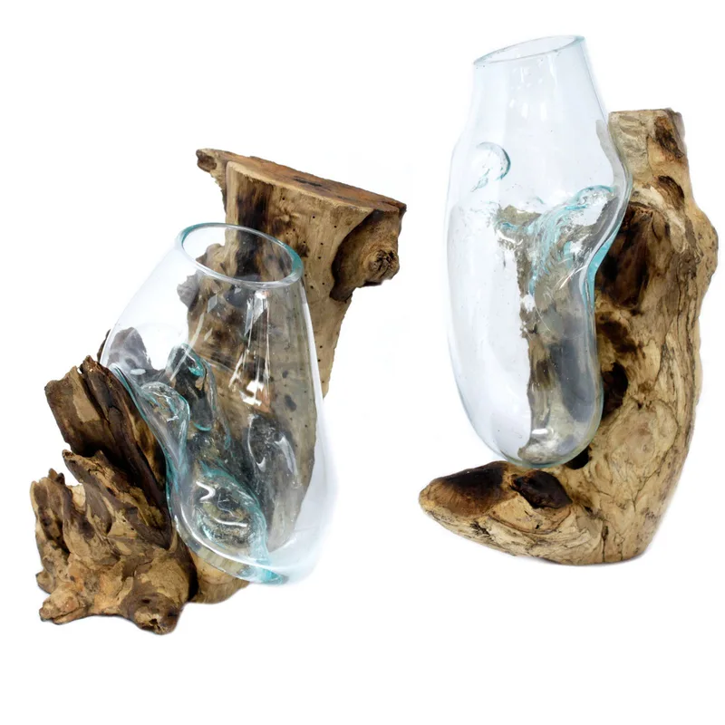 Molten Glass on Legno Hanging Bowl — foto 1