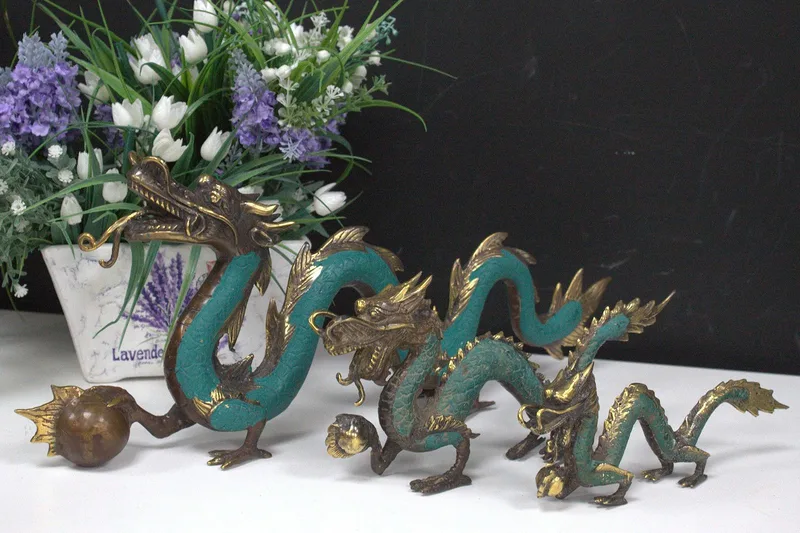Dragone del Feng Shui con Palla – 27 cm — foto 1