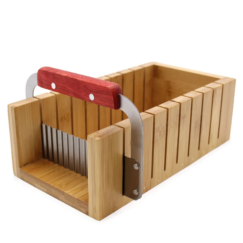 Wooden Sapone Loaf Cutter Set Wavy and Straight Cutter